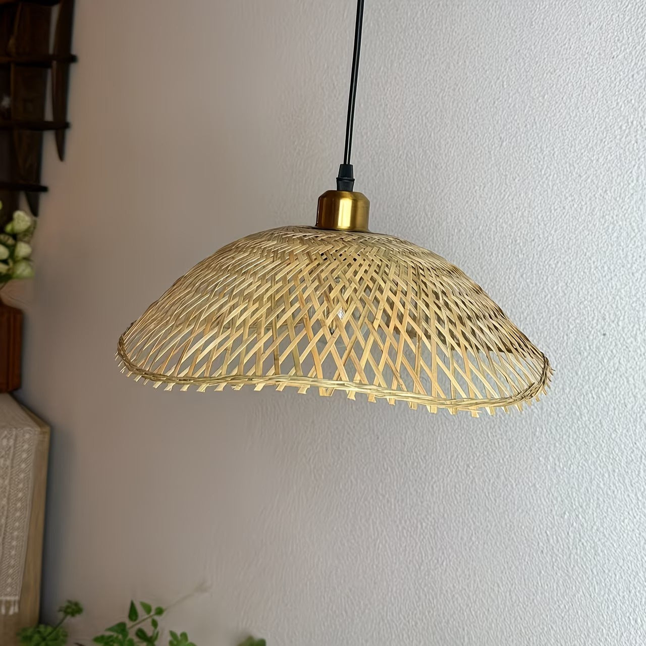Dome-Shaped Pendant Light