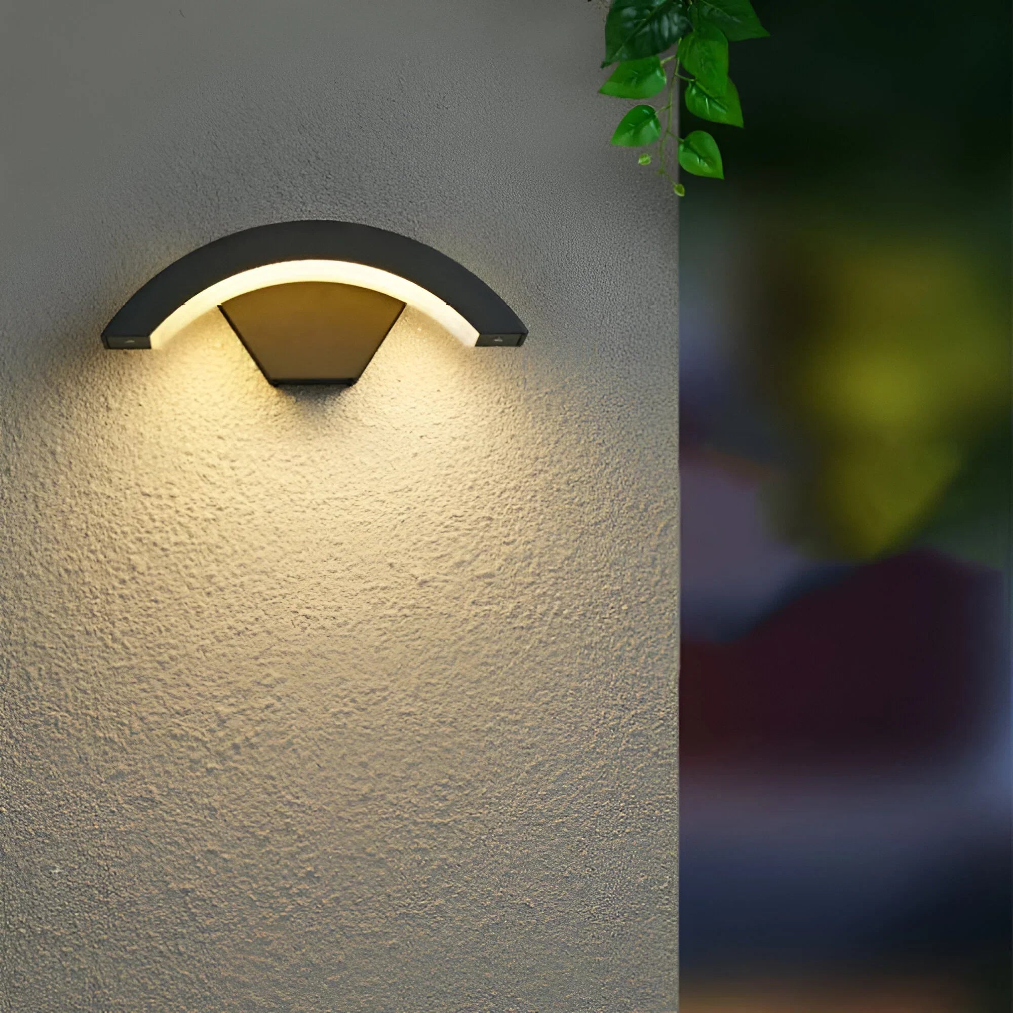 LED Wall Light with Motion Sensor & Acrylic Shade