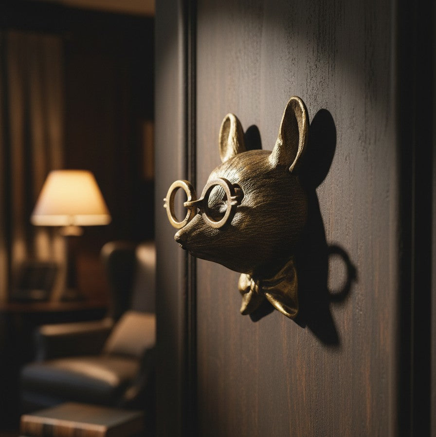 Resin Animal Head Wall Sculpture