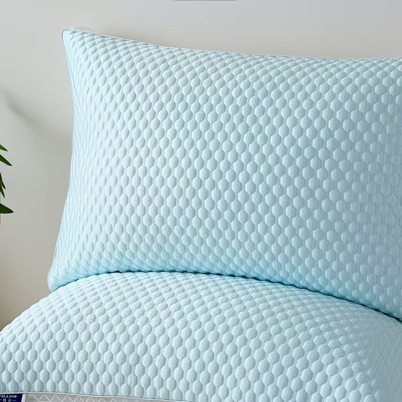 Two-Tone Honeycomb Cushion Set with Zipper