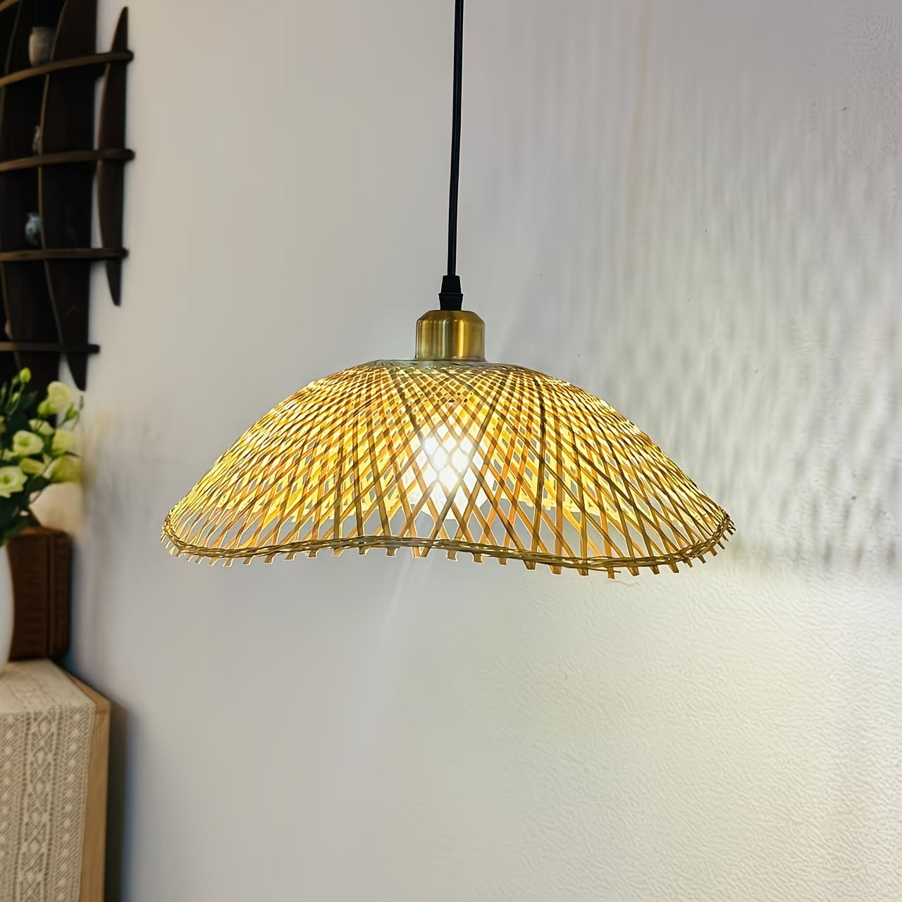 Dome-Shaped Pendant Light