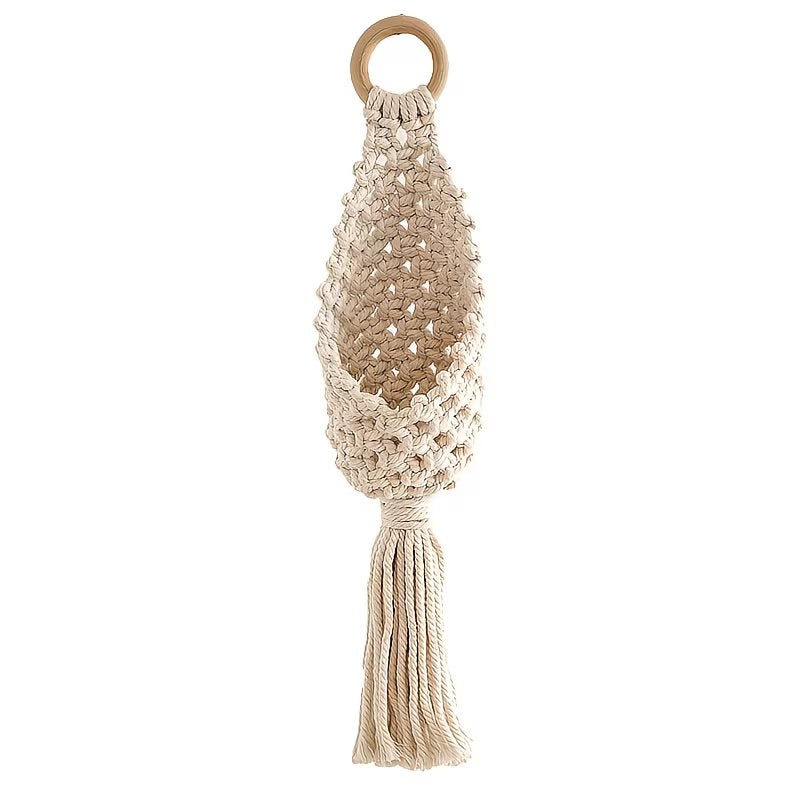 Hanging Teardrop-Shaped Wall Basket