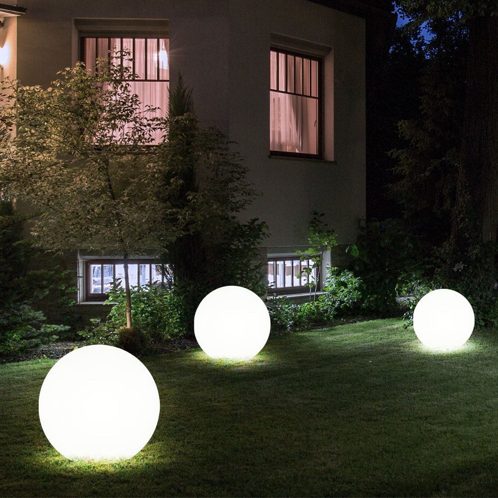 LED Garden Globe Light with Rechargeable Battery