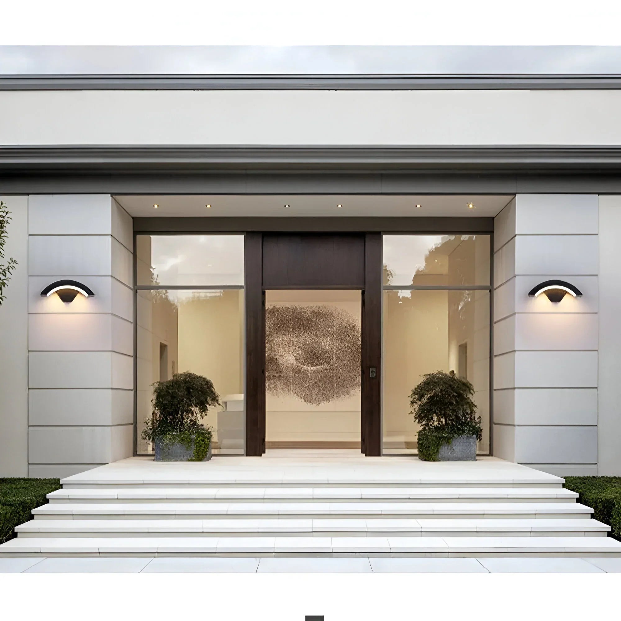 LED Wall Light with Motion Sensor & Acrylic Shade
