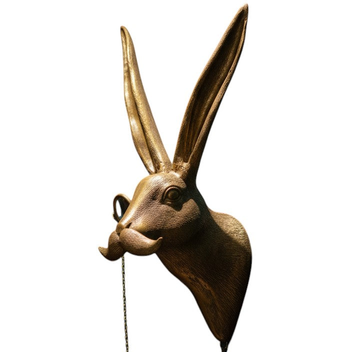 Resin Animal Head Wall Sculpture