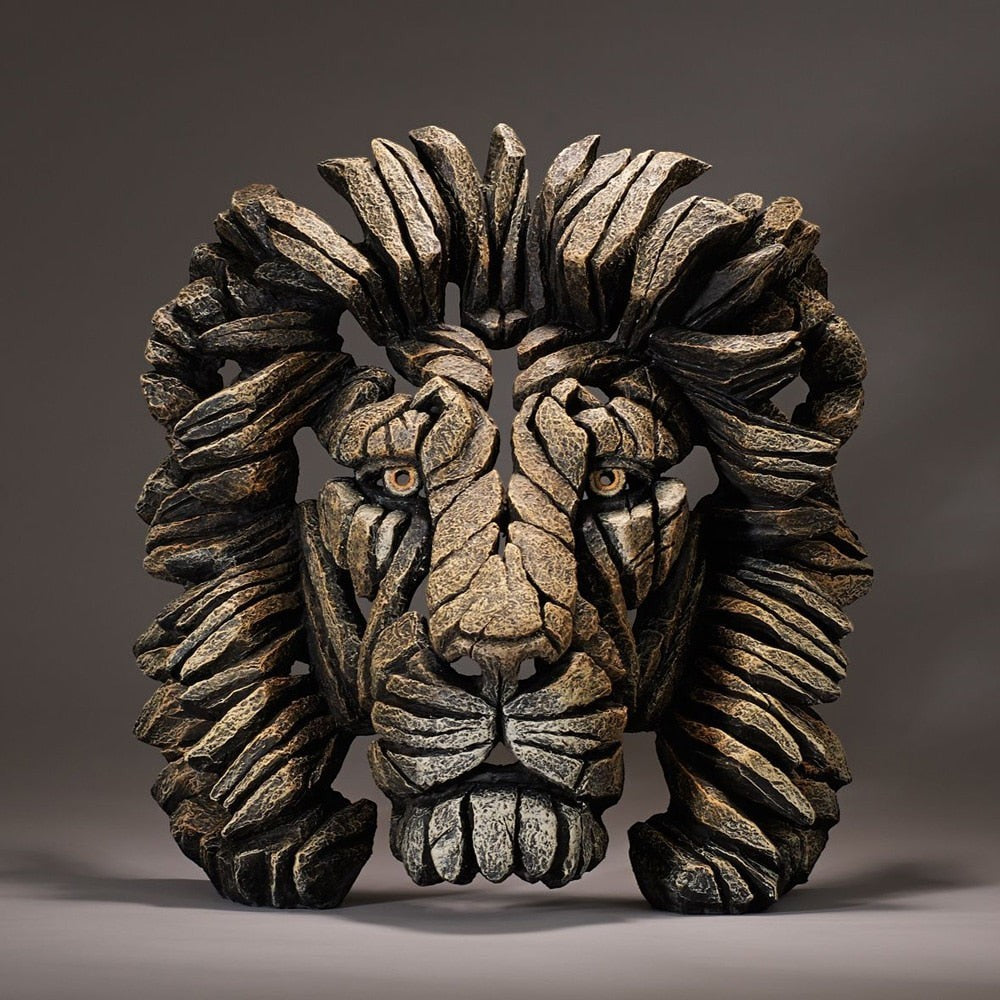 Resin Animal Sculpture with Textured Finish