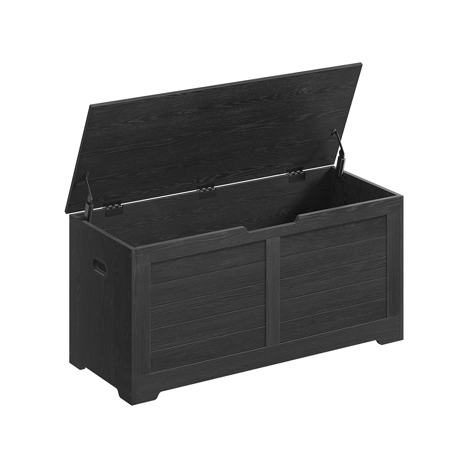 Storage Chest with Hinged Lid and Side Handles