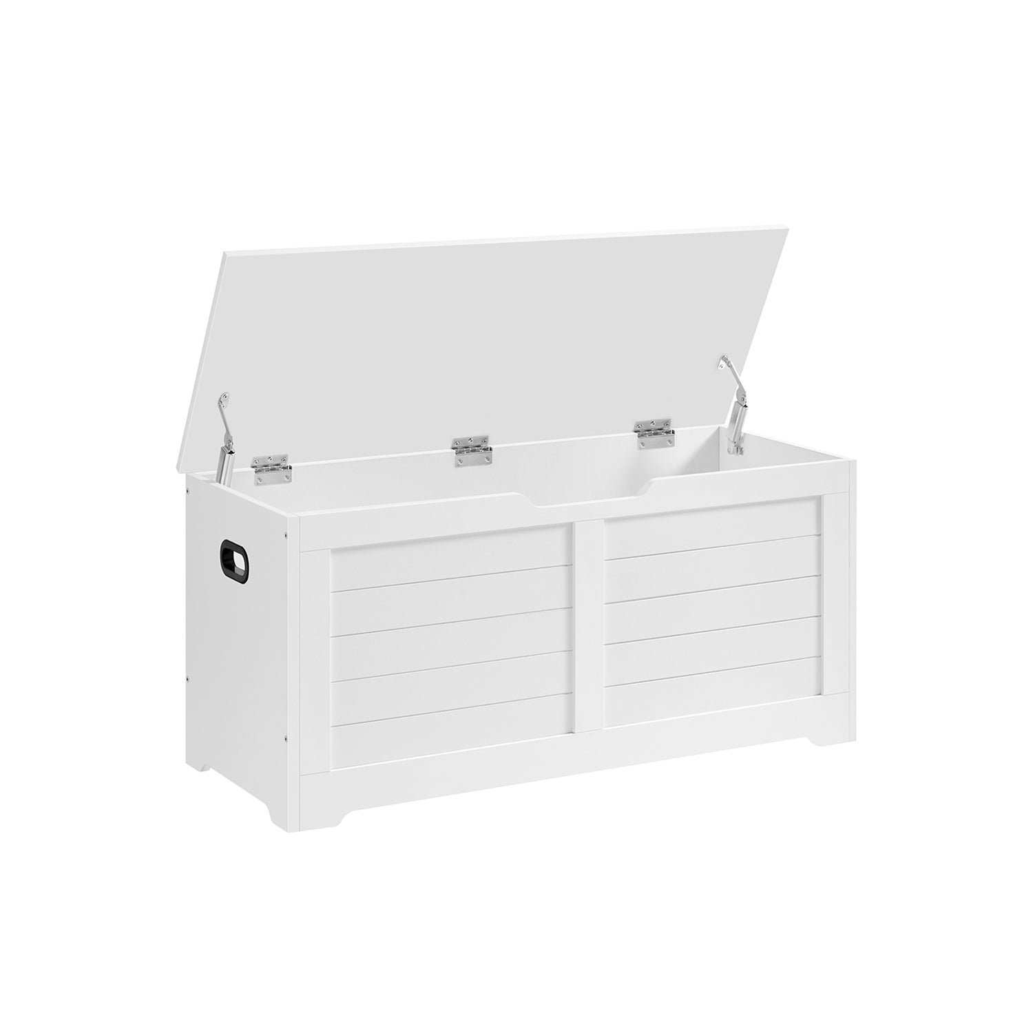 Storage Chest with Hinged Lid and Side Handles