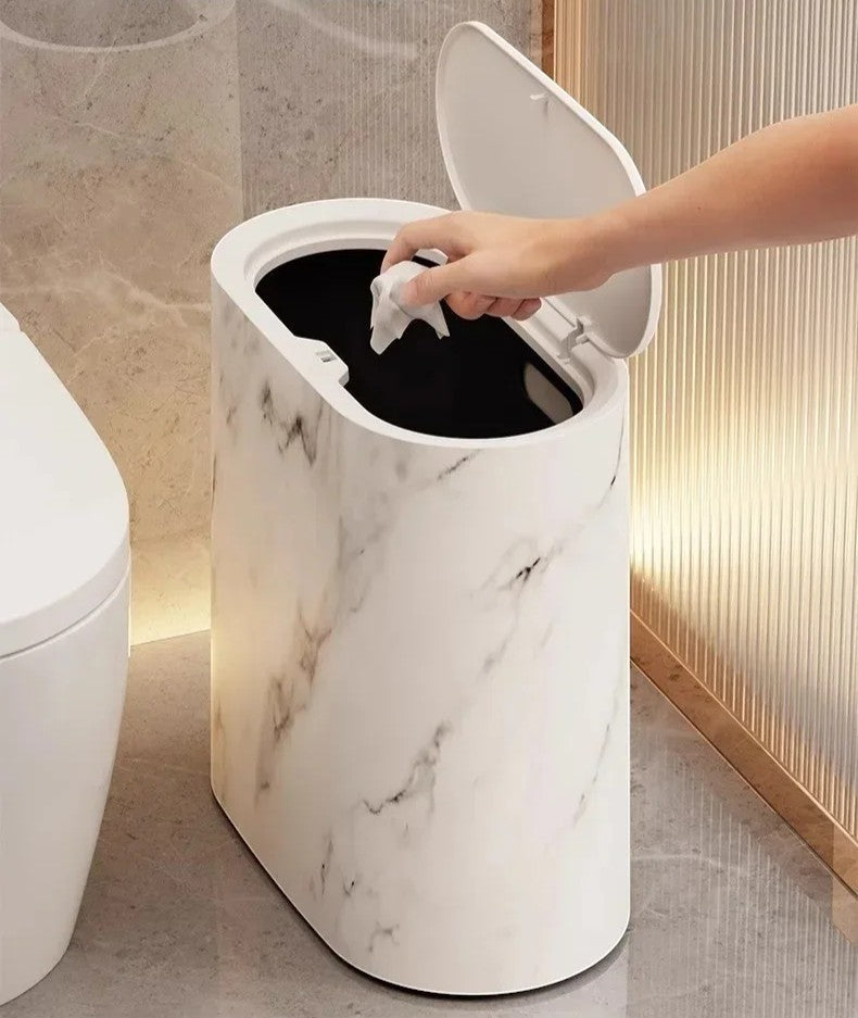 Trash Can with Push Lid
