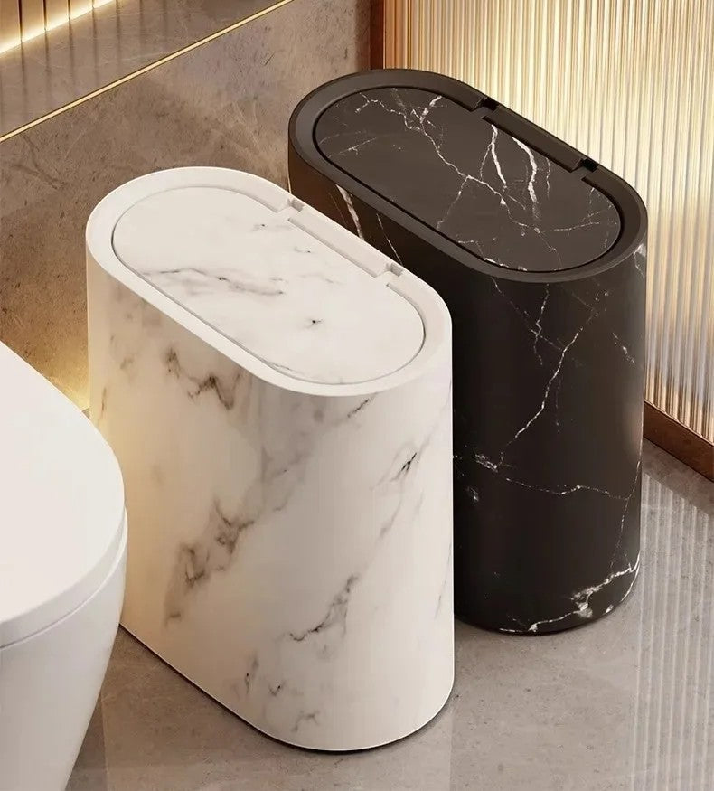 Trash Can with Push Lid