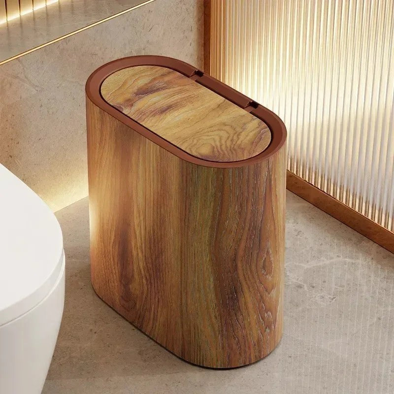 Trash Can with Push Lid