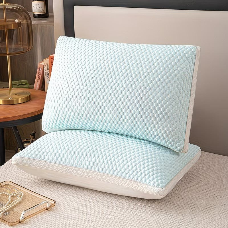 Two-Tone Honeycomb Cushion Set with Zipper